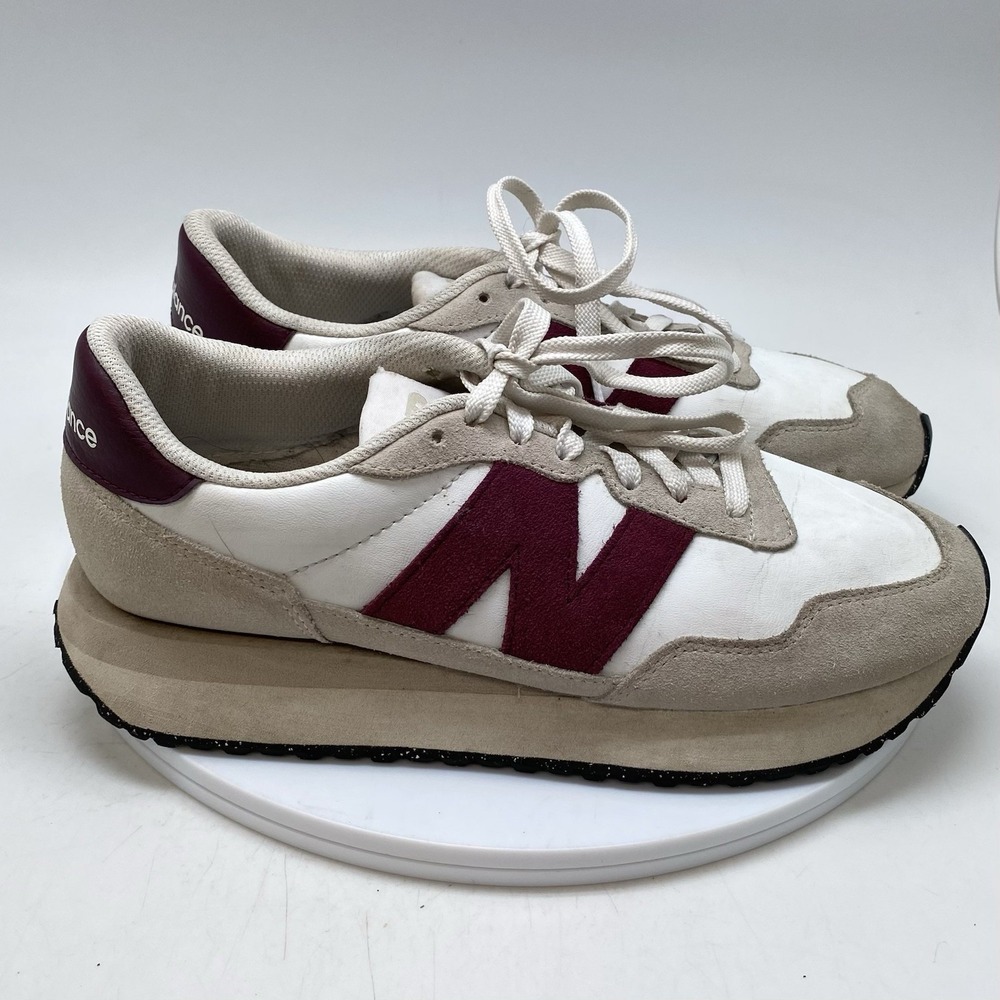 New Balance Sneakers Womens 9 B 237 WS237RB White Athletic Casual Running Shoes